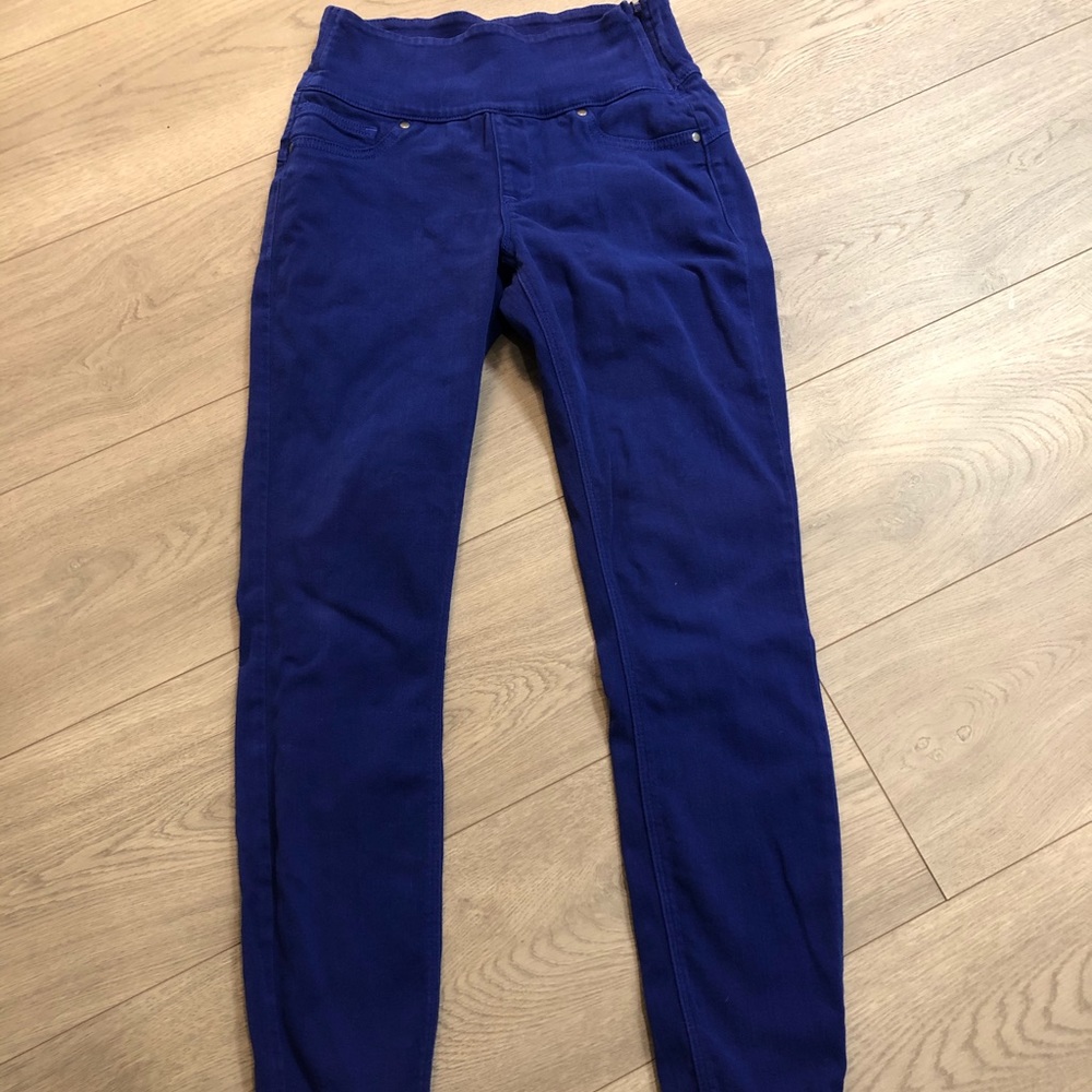 Spanx Blue Skinny Pant Sz M